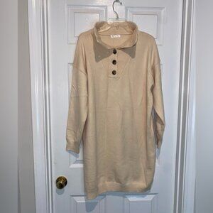 Kirundo cream sweater dress. Size XL. NWOT